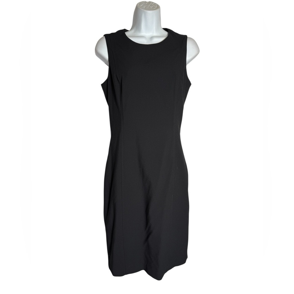 Calvin Klein Dress Size 4 Black Sleeveless Sheath Midi Dress for Cocktail 🖤